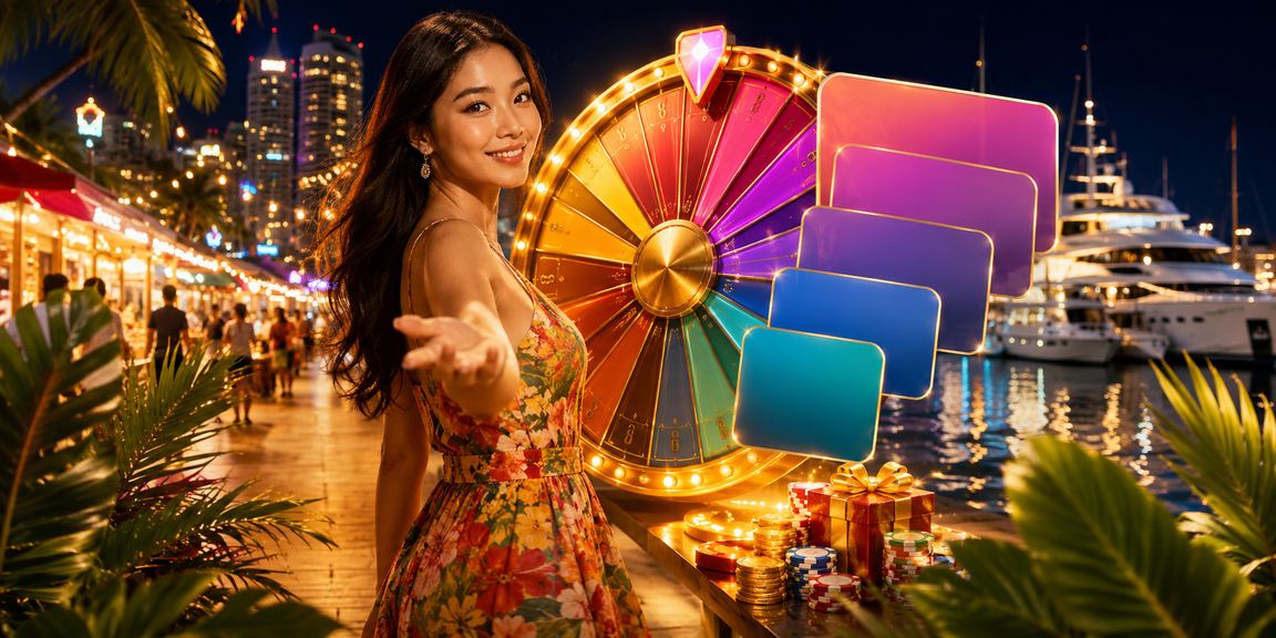 Suasana meja kasino langsung sp1 dengan permainan roulette di Pulau Pinang